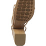 PIRI TOE RING TIE UP BLOCK SANDALS