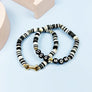 DOG MOM REUBBER BEADS BRACELET SET