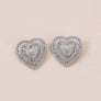 Amiya Heart Post Earrings