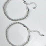 ROPE CHAIN DOUBLE LAYER BRACELET SET