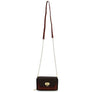 Monogram Zip Around Crossbody Clutch Wallet