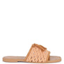 CEDAR HANDWOVEN NATURAL TASSEL FLATS