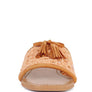 CEDAR HANDWOVEN NATURAL TASSEL FLATS
