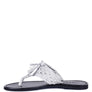BEECH HANDWOVEN NATURAL SUEDE TASSEL THONG FLATS