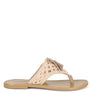 BEECH HANDWOVEN NATURAL SUEDE TASSEL THONG FLATS