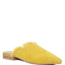 MOLLY FRAYED LEATHER MULES