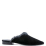 MOLLY FRAYED LEATHER MULES