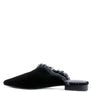 MOLLY FRAYED LEATHER MULES