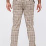 Weiv Mens Plaid Trouser Pants