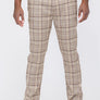 Weiv Mens Plaid Trouser Pants