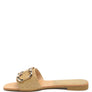 MADELEINE METAL RINGS FLAT SLIDES