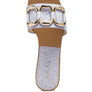 MADELEINE METAL RINGS FLAT SLIDES