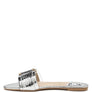BRILLO JEWEL CROC FLATS