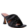 BATTLE EX KNOT STRAP SLIDE SANDALS