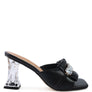 FANTASY CLEAR HEEL JEWEL SANDAL