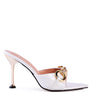 DRIPPIN HOT BUCKLED HIGH HEEL SLIDE SANDALS