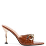 DRIPPIN HOT BUCKLED HIGH HEEL SLIDE SANDALS