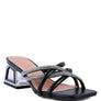 PARISIAN CUT OUT HEEL DIAMANTE SANDALS