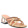 PARISIAN CUT OUT HEEL DIAMANTE SANDALS