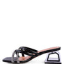 PARISIAN CUT OUT HEEL DIAMANTE SANDALS