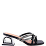 PARISIAN CUT OUT HEEL DIAMANTE SANDALS