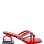 PARISIAN CUT OUT HEEL DIAMANTE SANDALS