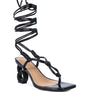 CASSINO THONG LACE UP CHAIN HEEL SANDAL