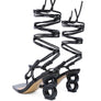 CASSINO THONG LACE UP CHAIN HEEL SANDAL