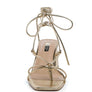 SPRUCE TIE UP BLOCK HEEL SANDALS