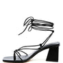 SPRUCE TIE UP BLOCK HEEL SANDALS