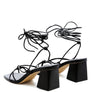 SPRUCE TIE UP BLOCK HEEL SANDALS