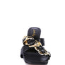 WANDY CLEAR HEEL CHAIN DETAIL SANDALS
