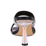 DOLLS DIAMANTE MID HEEL SLIDE SANDALS