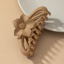 Large hair Claw clip with flower handle