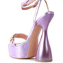 BIG BASH METALLIC HIGH PLATFORM CHUNKY SANDALS