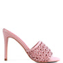 TEASE Woven Heeled Slides