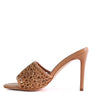 TEASE Woven Heeled Slides