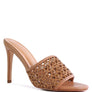 TEASE Woven Heeled Slides