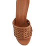 TEASE Woven Heeled Slides