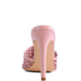 TEASE Woven Heeled Slides