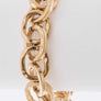 Hammered Heart Charm Stretch Bracelet