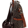 PM Monogram Striped Convertible Backpack