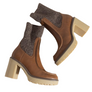 Diona J Oasis Society Melanie Ribbed Platform Sock Ankle Boots for Women