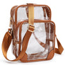 See Thru Multi Compartment Crossbody Bag