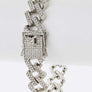 Crystal Cuban Chain Bracelet