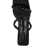 INAMORATA BRAIDED CORD MID HEEL SANDALS