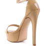 MY MAINS HIGH PLATFORM STILETTO SANDALS