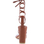 HIGH CULT STRAPPY TIE-UP BLOCK HEELS