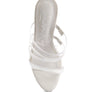 SHOTS UP ULTRA HIGH HEEL CLEAR STRAPS SANDALS