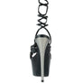 POP ERA RUCHED STRAPS TIE UP SANDALS
